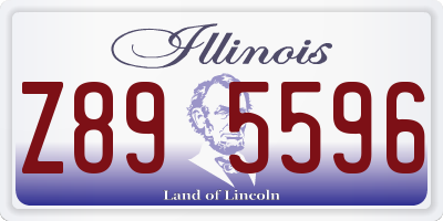 IL license plate Z895596