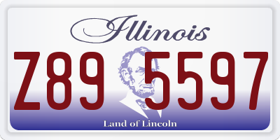 IL license plate Z895597
