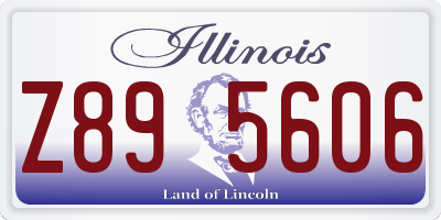 IL license plate Z895606