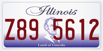 IL license plate Z895612