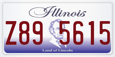 IL license plate Z895615