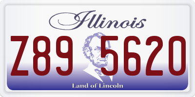 IL license plate Z895620