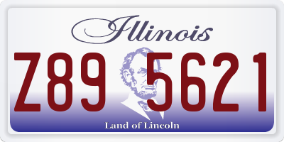 IL license plate Z895621
