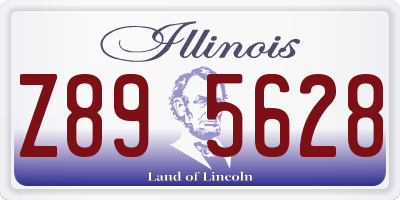IL license plate Z895628