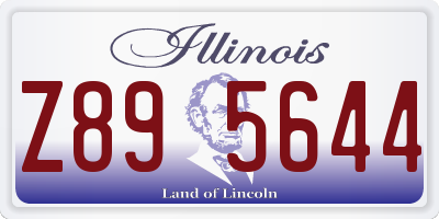 IL license plate Z895644