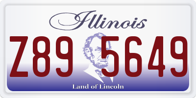 IL license plate Z895649