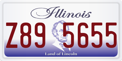 IL license plate Z895655