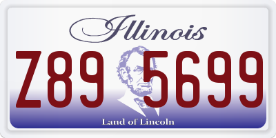 IL license plate Z895699