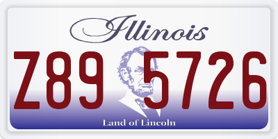 IL license plate Z895726