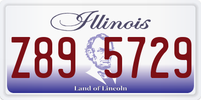 IL license plate Z895729