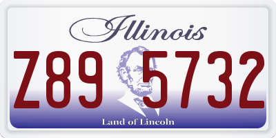 IL license plate Z895732
