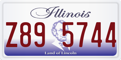 IL license plate Z895744