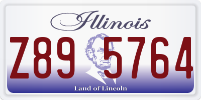 IL license plate Z895764