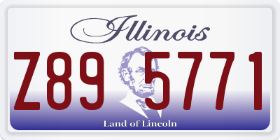 IL license plate Z895771
