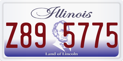 IL license plate Z895775