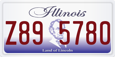 IL license plate Z895780