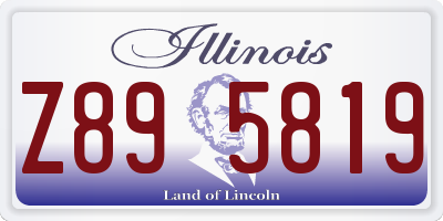 IL license plate Z895819