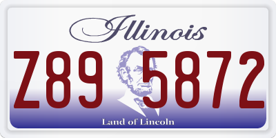 IL license plate Z895872