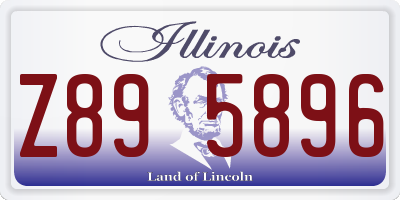 IL license plate Z895896