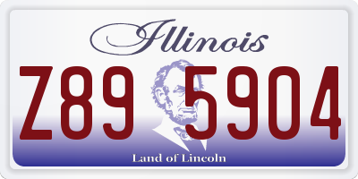 IL license plate Z895904