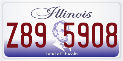 IL license plate Z895908