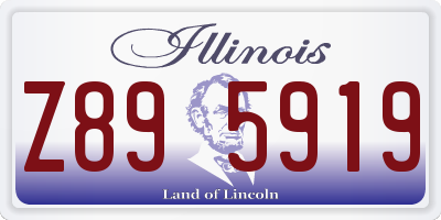 IL license plate Z895919