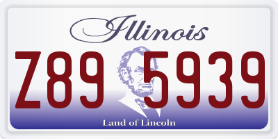 IL license plate Z895939