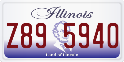 IL license plate Z895940