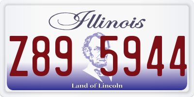 IL license plate Z895944