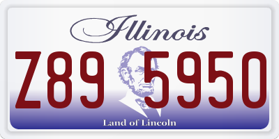 IL license plate Z895950