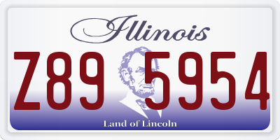 IL license plate Z895954