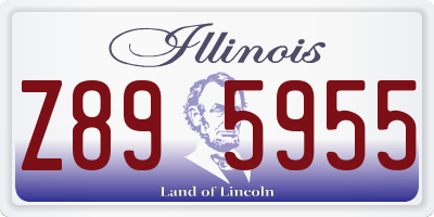 IL license plate Z895955