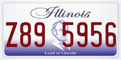 IL license plate Z895956