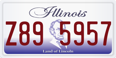 IL license plate Z895957