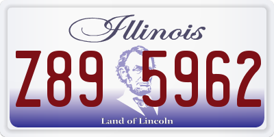 IL license plate Z895962
