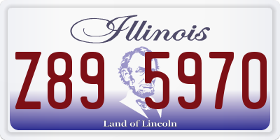 IL license plate Z895970