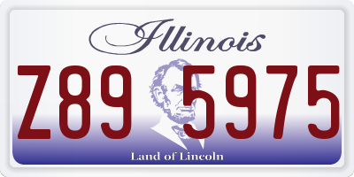 IL license plate Z895975