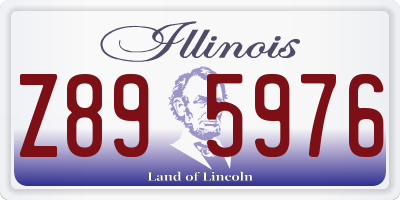 IL license plate Z895976