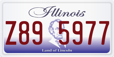 IL license plate Z895977