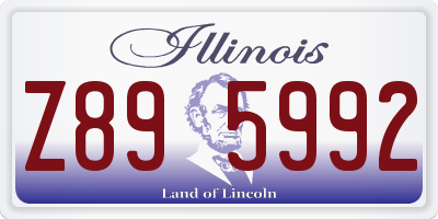 IL license plate Z895992
