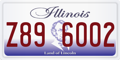 IL license plate Z896002