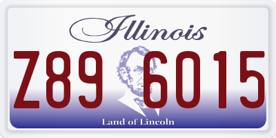 IL license plate Z896015