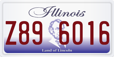 IL license plate Z896016