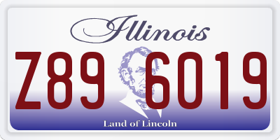 IL license plate Z896019