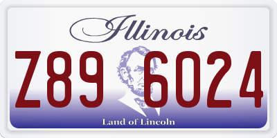 IL license plate Z896024