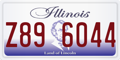 IL license plate Z896044