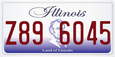 IL license plate Z896045