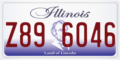 IL license plate Z896046