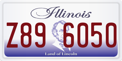 IL license plate Z896050