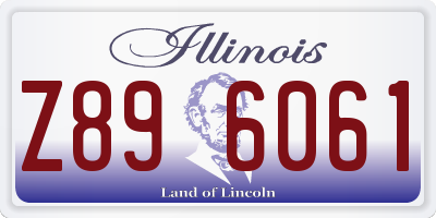 IL license plate Z896061